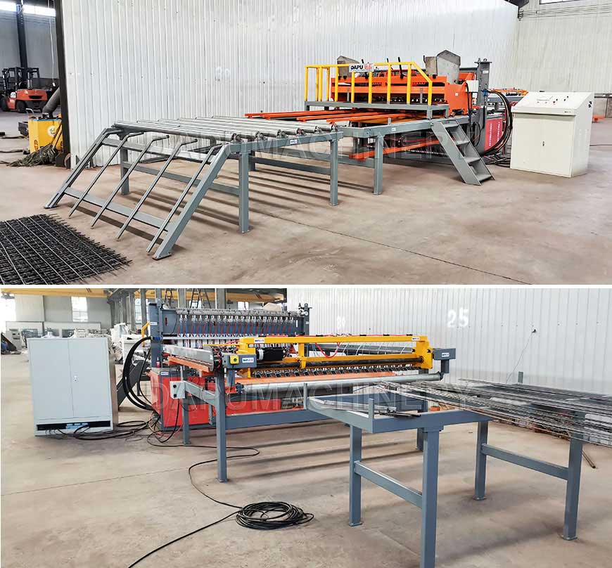 የ DAPU ከፍተኛ ትክክለኛነት ያለው የአርማታ መረብ ብየዳ ማሽን ከ4-12ሚሜ የሆነ ዲያሜትር ያለው ቀዝቃዛ-ጥቅል ሪብልብልድ ብረት አሞሌዎች እና ክብ ብረት አሞሌዎች በመበየድ ይችላሉ